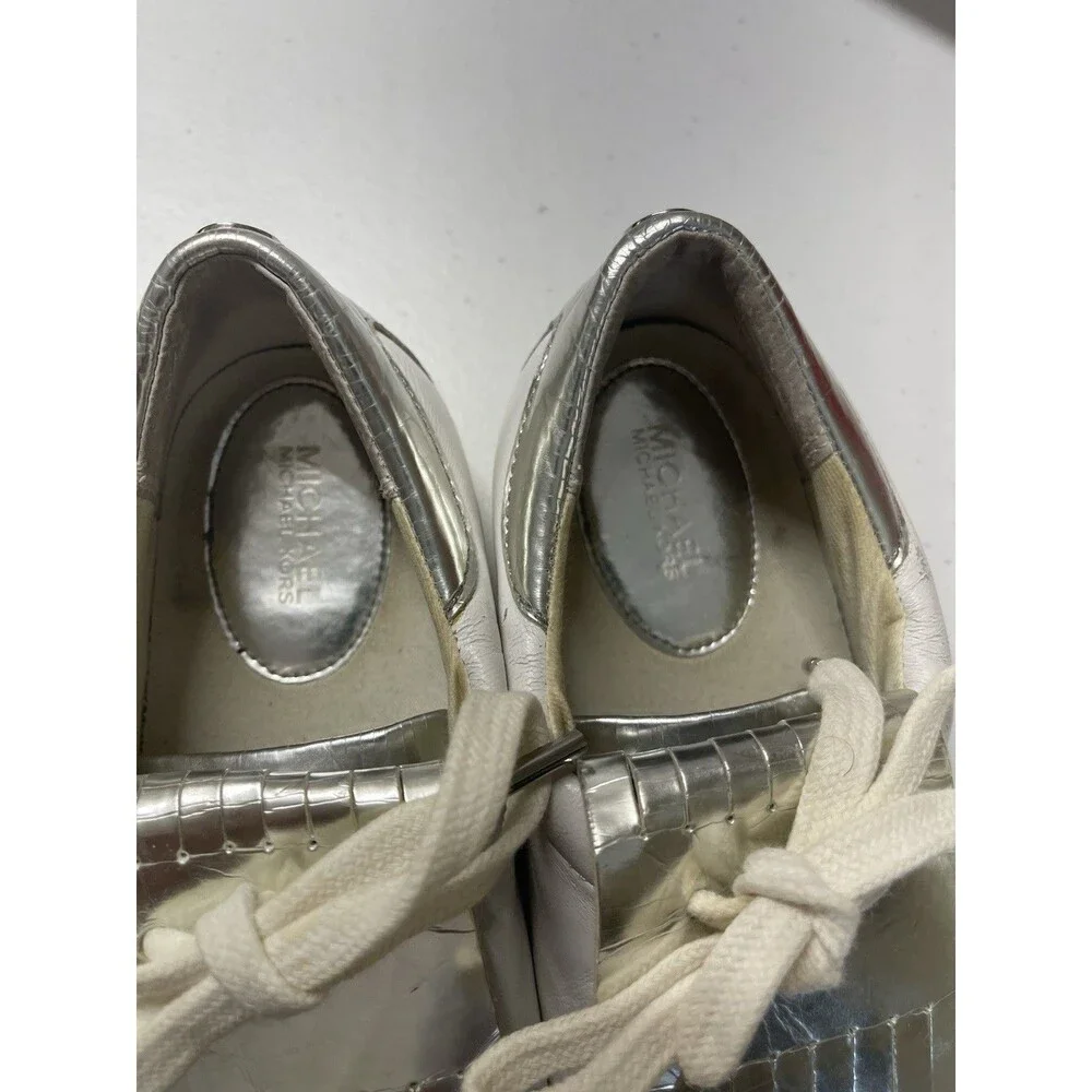 Michael Kors Keaton Kiltie Two Tone Sneakers 8.5